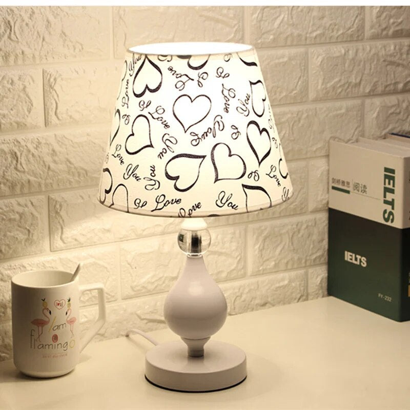 ED Crystal Bedroom Table Lamp