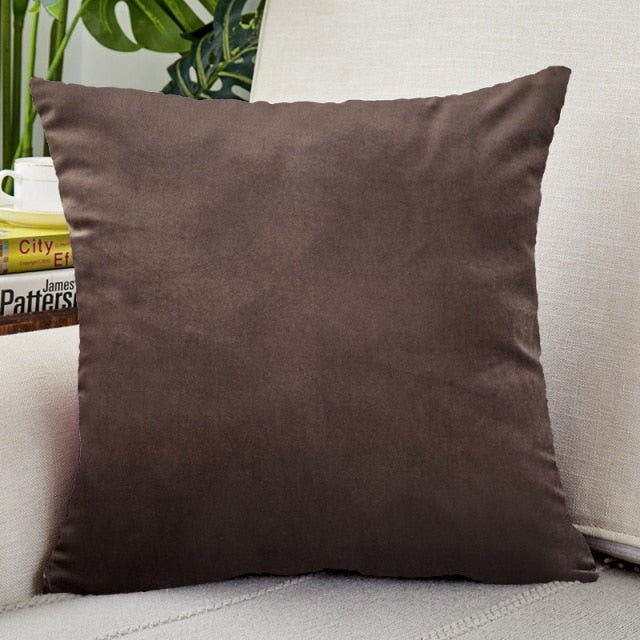 Cushion Cover Velvet Decoration Pillows For Sofa