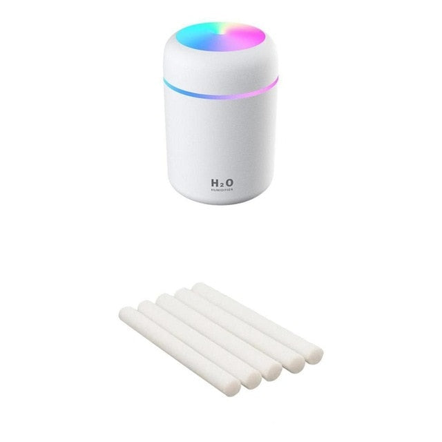 Portable 300ml Electric Air Humidifier Aroma Oil Diffuser