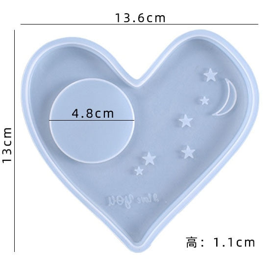 2021 DIY Resin Mold Candle Holder Silicone